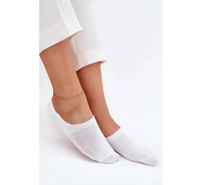 Dámské Bavlněné Hladké Microstopy Bílé