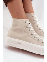 Dámské tenisky Na platformě LEE 50253002.35E ISLA WOMEN MID Béžové