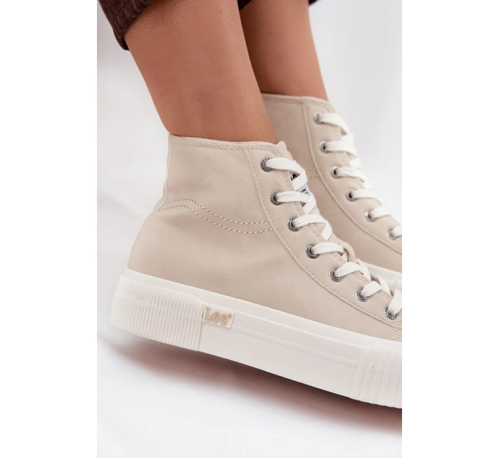 Dámské tenisky Na platformě LEE 50253002.35E ISLA WOMEN MID Béžové