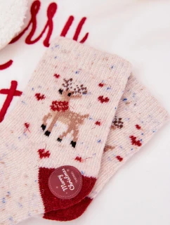 Dětské Vánoční Ponožky S  Béžová model 21786796 - Aura.via