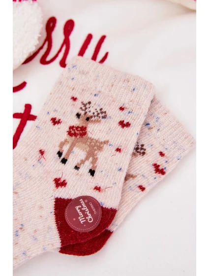 Dětské Vánoční Ponožky S  Béžová model 21786796 - Aura.via