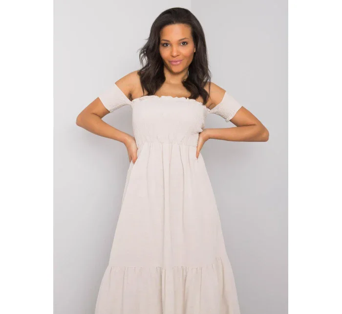 Šaty 346 SK 009.51 světle béžová