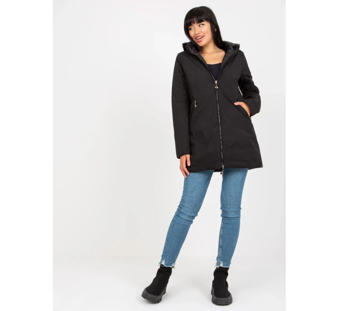 Dámský kabát NM KR P22 6206 1.70P černý