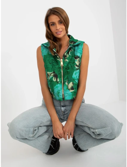 Dámská vesta RV KZ model 17802893 zelená - FPrice Dámská vesta RV KZ model 17802893 zelená - FPrice