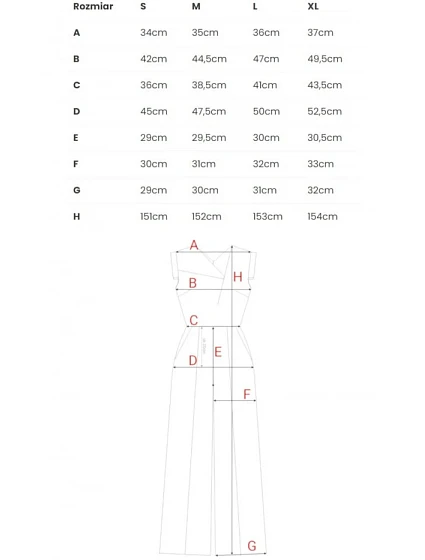 model 21154696 Elegantní overal s asymetrickým výstřihem béžový - STYLOVE