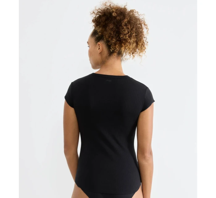 sloggi GO Ribbed T-Shirt - BLACK - SLOGGI BLACK - SLOGGI sloggi GO Ribbed T-Shirt - BLACK - SLOGGI BLACK - SLOGGI