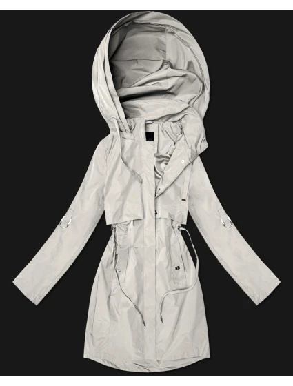 Klasyczna kurtka damska na podszewce Goodlookin jasny beżowy (B2006-46)