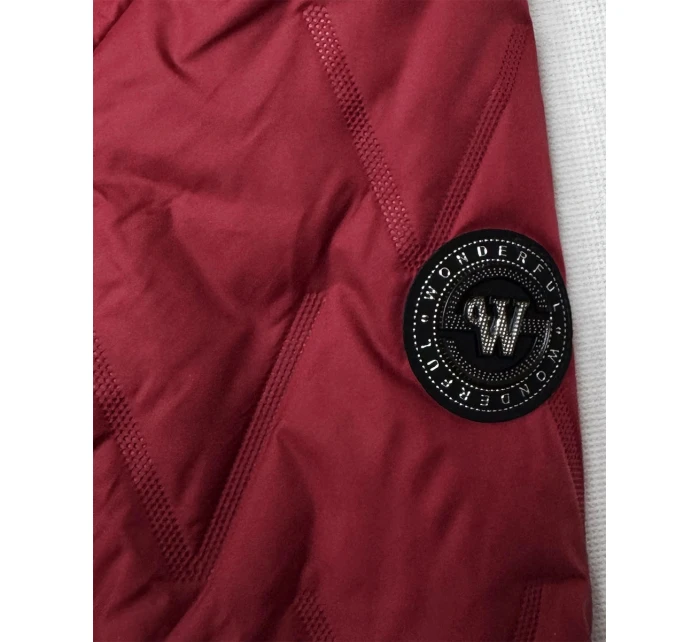 kurtka damska z Goodlookin ciemny czerwony model 22019125 - S'WEST kurtka damska z Goodlookin ciemny czerwony model 22019125 - S'WEST