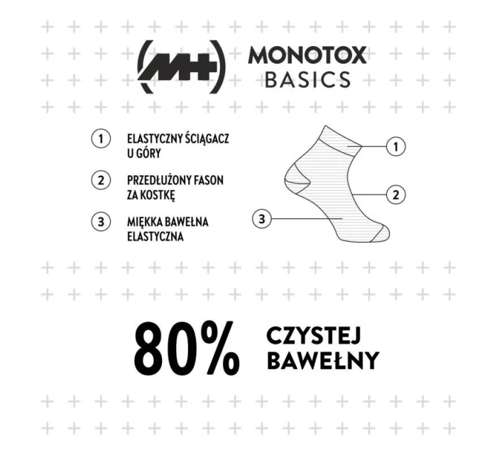 Skarpety Basics Ankle Socks 3pack model 21273141 - Monotox