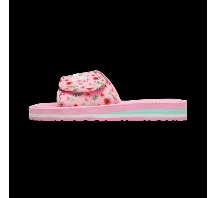 Kubota klapka na suchý zip vícebarevná květinová růžová K25SS-100-001-28-1