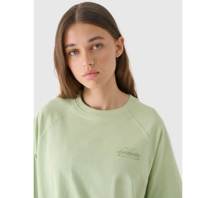 Dámské tričko oversize s potiskem model 21898134 - 4F