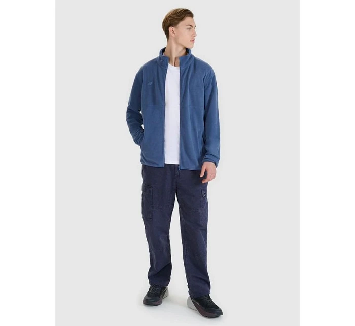 Pánský regular fleece se stojáčkem 4F 4FRMM00TFLEM371-31S pánské