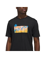 Pánské tričko adidas Summer Sunset Graphic T-shirt black KC9243 pánské