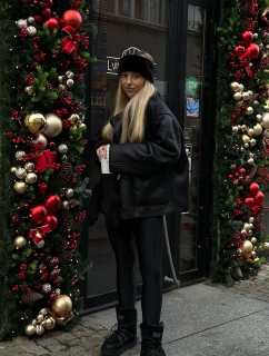 sněhové boty na platformě  černé model 21641071 - D.Franklin