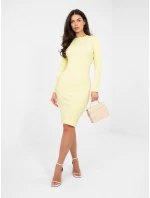 Sukienka RV SK model 22007107 jasny żółty - FPrice