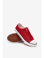 Pánské nízké tenisky Big Star – červené Pánské nízké tenisky Big Star – červené