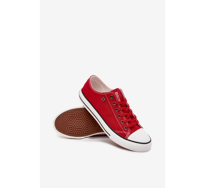 Pánské nízké tenisky Big Star – červené Pánské nízké tenisky Big Star – červené