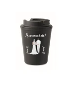 Personalizovaný cestovní termohrnek s novomanželským párem Personalizovaný cestovní termohrnek s novomanželským párem