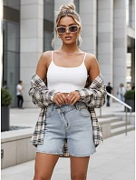 Spodenki damskie niebieskie model 22118238 - FashionStreet