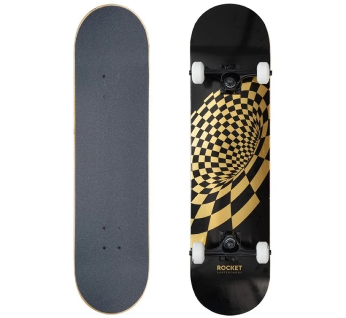 Rocket Vortex Foil Gold 8" skateboard RKT-COM-1553