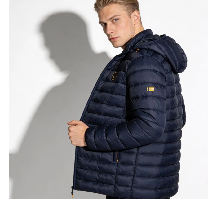 Geographical Norway pánská bunda AMIGOBADGE LONG HOOD DB NAVY MEN 233 NAVY (WY8852H/GN-MARINE)