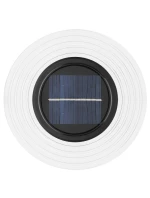 SOLÁRNÍ DISKOVÉ SVĚTLO 28 LED PRO MONTÁŽ NA ZEM NEBO NA STĚNU