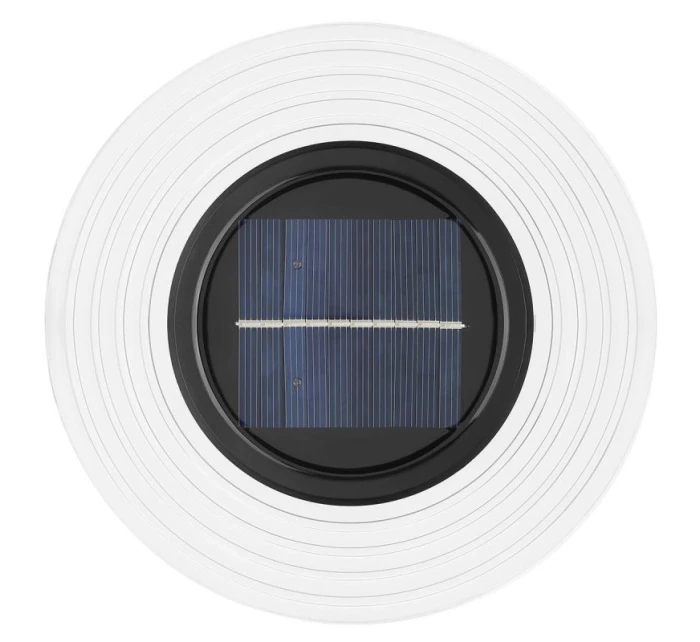 SOLÁRNÍ DISKOVÉ SVĚTLO 28 LED PRO MONTÁŽ NA ZEM NEBO NA STĚNU