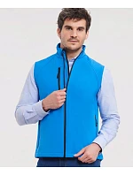 Pánská 3vrstvá softshellová vesta 10. azure blue model 22467275 - Russell Athletic Pánská 3vrstvá softshellová vesta 10. azure blue model 22467275 - Russell Athletic
