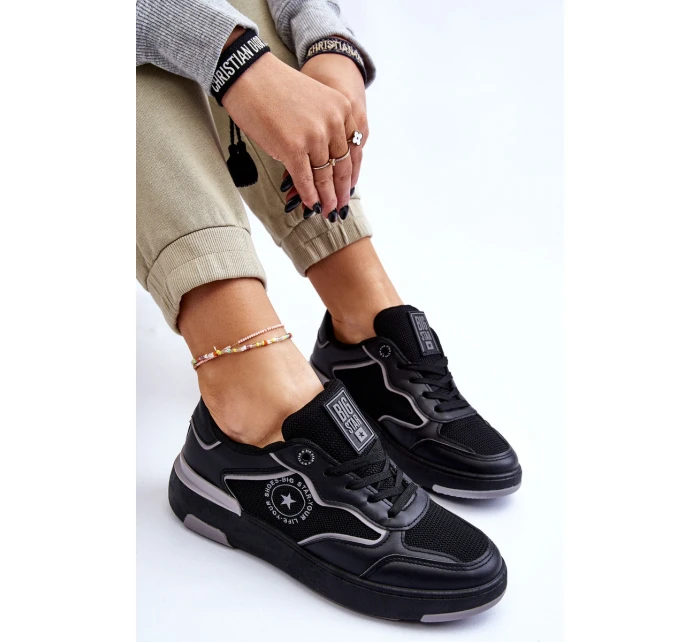 Dámská sportovní obuv Big Star model 21608865 Černá a šedá - Big Star Shoes Dámská sportovní obuv Big Star model 21608865 Černá a šedá - Big Star Shoes