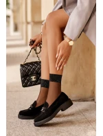 Dámské semišové Mokasíny černé Beanika