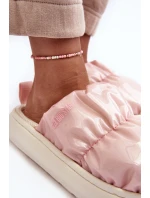 Lesklé Dámské Pantofle Růžové Big Star model 21637406 - Big Star Shoes Lesklé Dámské Pantofle Růžové Big Star model 21637406 - Big Star Shoes