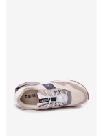 Semišové Pánské Tenisky Na Platformě Big Star RR174471 Hi-Poly System Šedé