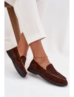 Dámské z eko semiše čokoládové model 21714958 - Boto Dámské z eko semiše čokoládové model 21714958 - Boto