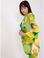 Marynarka DHJ MA jasny zielony model 20087921 - FPrice Marynarka DHJ MA jasny zielony model 20087921 - FPrice