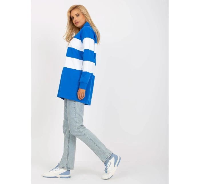 Mikina RV BL 8074.98 bílá a modrá