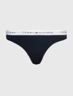 Dámská tanga THONG UW0UW03835 DW5 tm. modré - Tommy Hilfiger