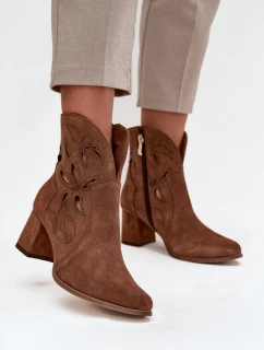 Boty na podpatku  model 219132 Step in style