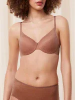 Dámská podprsenka Triumph Signature Sheer WHP EX - TOASTED ALMOND - mandlová 6901 - TRIUMPH