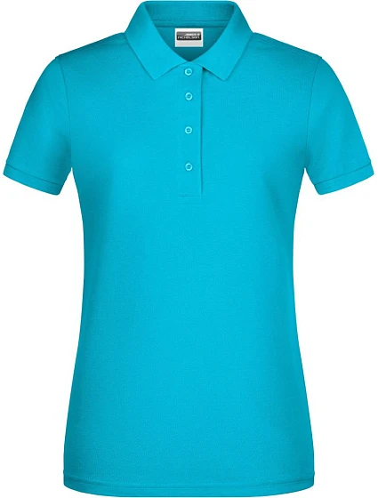 Daiber 8009 Dámské piqué polo z bio bavlny 02.8009 turquoise Daiber 8009 Dámské piqué polo z bio bavlny 02.8009 turquoise