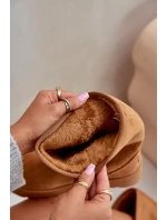 Vysoké Sněhové Boty Na Platformě Big Star model 21679161 Camel - Big Star Shoes