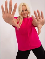 Bluzka RV BZ model 19572739 fuksjowy - FPrice Bluzka RV BZ model 19572739 fuksjowy - FPrice