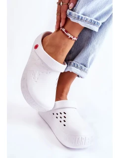 Dámské světlé pantofle Big Star Bíle model 19973495 - Big Star Shoes