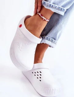 Dámské světlé pantofle Big Star Bíle model 19973495 - Big Star Shoes