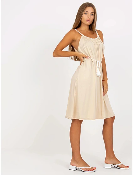 Dámské šaty DHJ SK model 18398616 béžová - FPrice