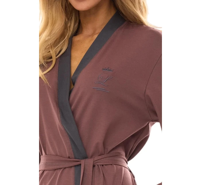 L&L 2505 dlouhý dámský viskózový župan M-2XL