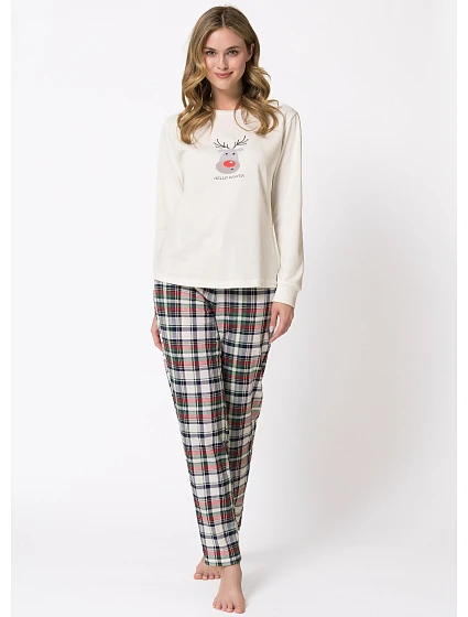 Pyžamo dlouhé rukávy, velikosti S–XL model 22321367 - LEVEZA Pyžamo dlouhé rukávy, velikosti S–XL model 22321367 - LEVEZA