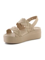 Sandály Crocs Brooklyn Woven Low Wedge W 209977-212
