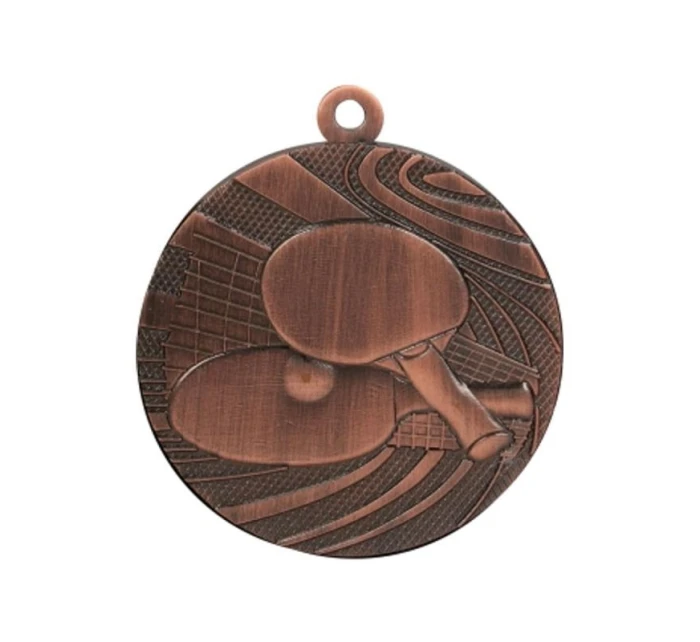 Bronzová medaile - stolní tenis - ocelová medaile