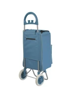 NÁKUPNÍ TAŠKA NA KOLEČKÁCH S RÁMEM 40L MODRÁ