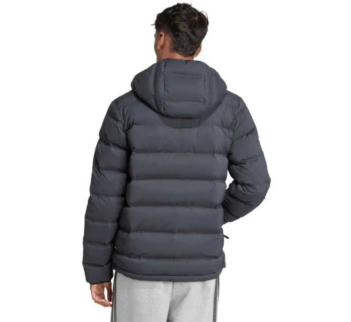 Pánská péřová bunda  Stretch Hooded Jacket Black pánské oblečení model 21948282 - ADIDAS